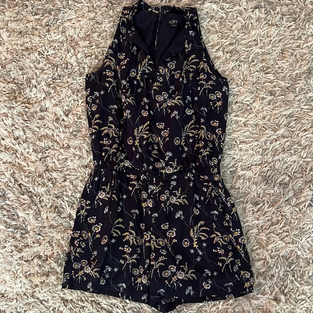 Loft floral romper size XS